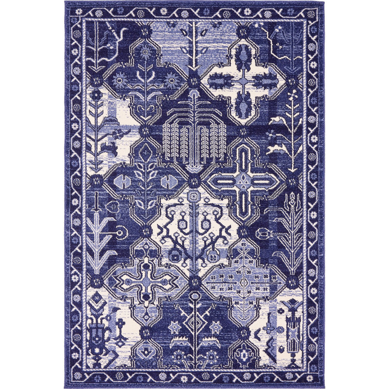 Godina Geometric Indoor Rug, Rectangle 4'1" x 6'1"