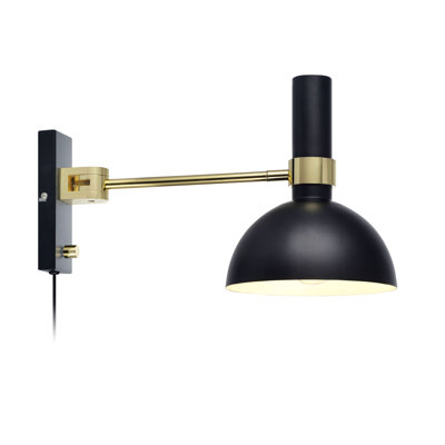 Keanu Plug-in Armed Sconce