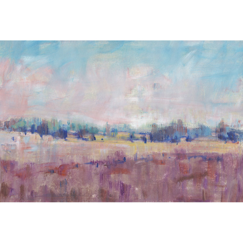 Indigo Gathering II by Tim OToole - Wrapped Canvas Painting, 20cm H x 30cm W