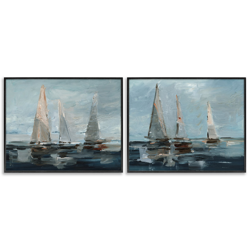 Stupell Industries, ensemble de 2 impressions sur toile, impression de giclées par Ethan Harper, H 24 po x l 30 po