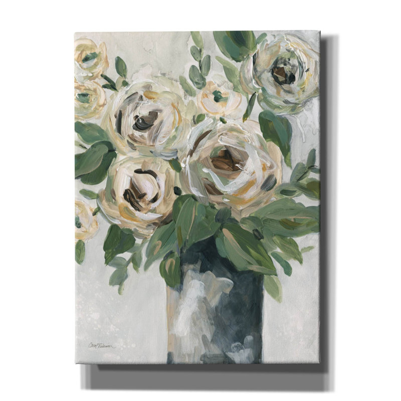 Profondeur florale par Carol Robinson, H 54 po x l 40 po x P 1,5 po