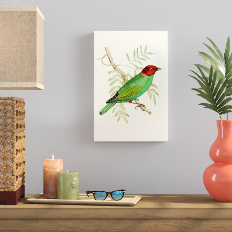 On Perch V - Painting Print, 46cm H x 30cm W, Wrapped Canvas