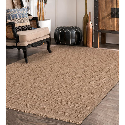 Modern Brown Machine Washable Non-Slip Area Rug
