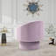 Fauteuil demi-tonneau en velours-1004013598