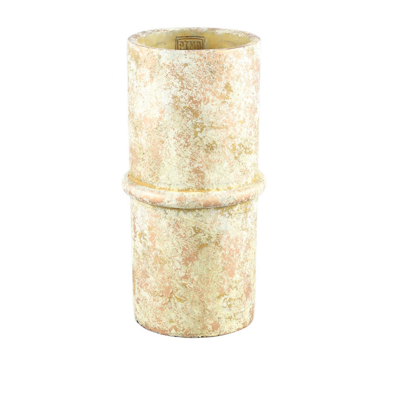 Werix Ceramic Pot Planter, Cream, 30cm H x 15cm W x 15cm D