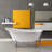55" Streamline Clawfoot Soaking Acrylic Bathtub-62783436-76896499