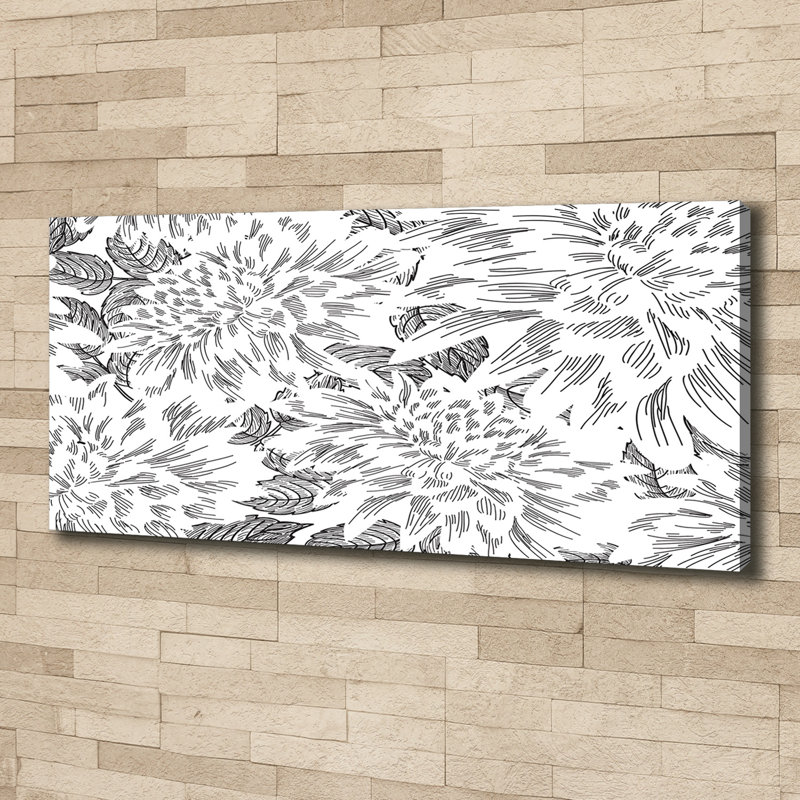 Floral Pattern - Wrapped Canvas Print