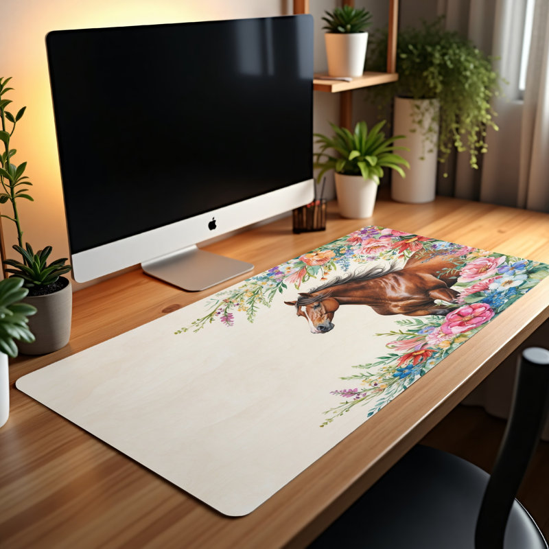 Polyester Desk Pad, 31.5x15.5