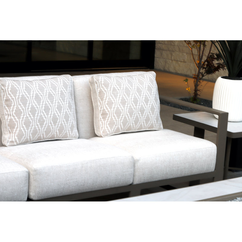 Design Harmony Lumbar Indoor/Outdoor Pillow Cover & Insert, Sensory Granite