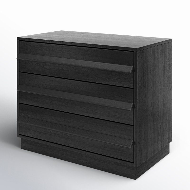 Sauger 35'' W 3 - Drawer Dresser, Black