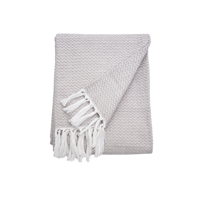 Blythe Natural Throw Blanket