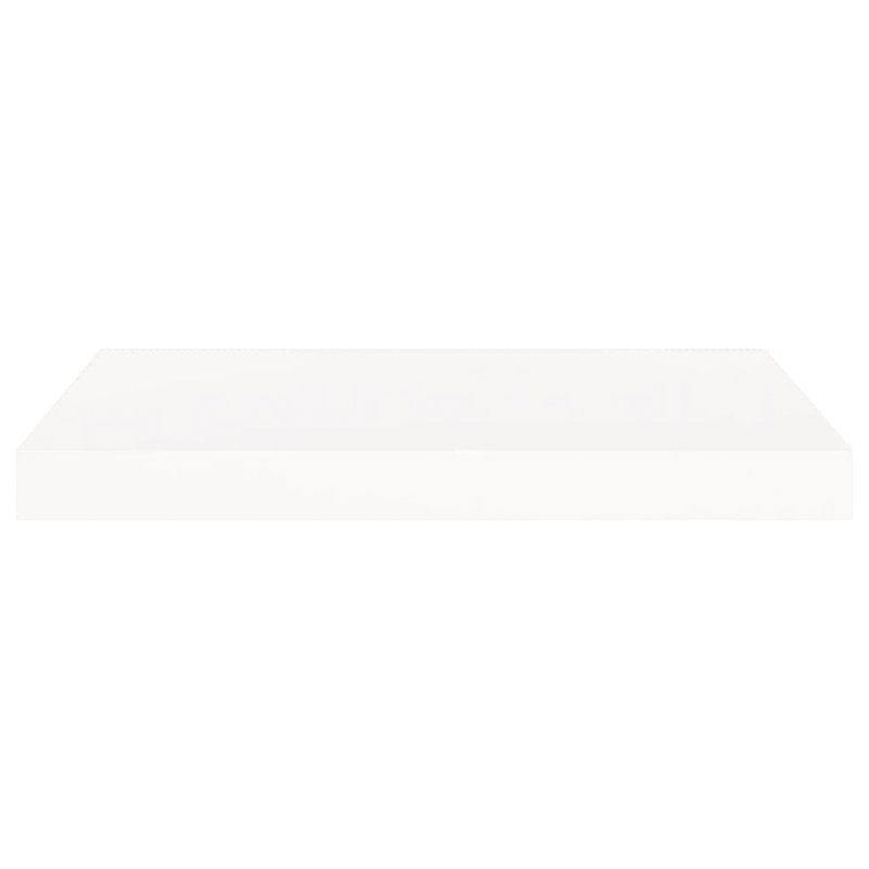 Jaiyah 4 Piece Floating Shelf, 3.8 cm H x 60 cm W x 23.5 cm D, White
