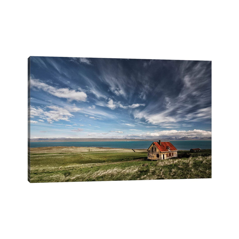 Once Yellow 1 Piece Wrapped Canvas Wall Art, 20.32 cm H x 30.48 cm W