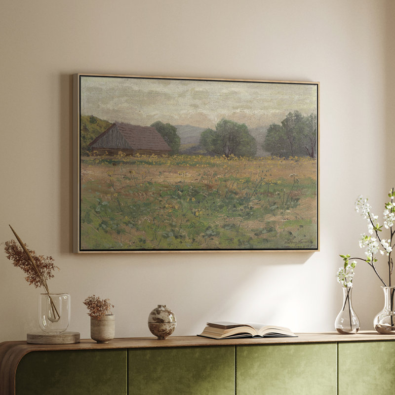 "Vintage Landscape -LVI" sur toile, Wrapped Canvas, 9" H x 13" W x 1.5" D