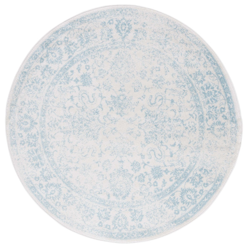 Olius Performance Floral Rug, Round 8'