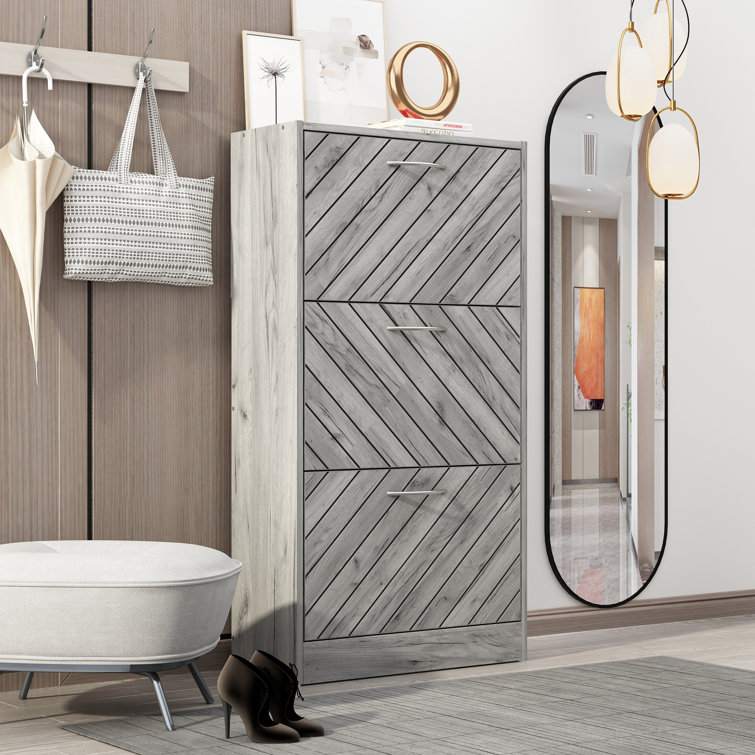 18 Pair Shoe Storage Cabinet