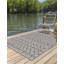 Tapis intérieur / extérieur gris clair Jaylah Southwestern-947103697