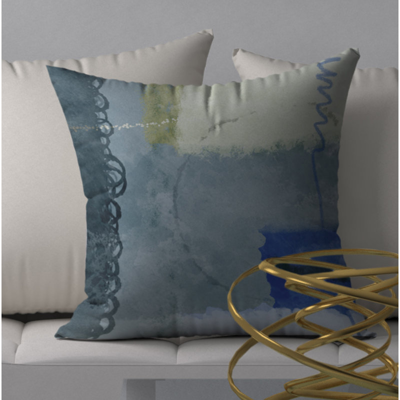 Housse de coussin carré et insert, H 24 po x l 24 po