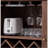 Simple storage sideboard wine display cabinet