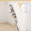 Armoire de rangement pour salle de bain avec tiroir - 2 portes, basculante, 1 tiroir blanc