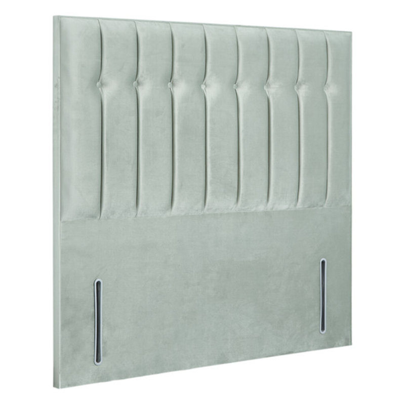 Robbins Upholstered Headboard, Plush Sage, Kingsize (5'), Velvet