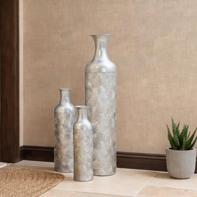 Vases et bocaux combinant un vestibule de 19,69 po avec un cadre de bureau et de métal pour le salon
