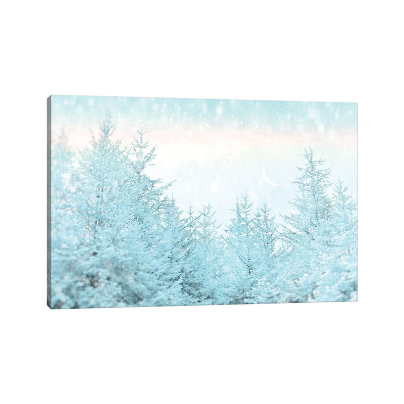 Blue Forest - Wrapped Canvas Print, 66.04 cm H x 45.72 cm W x 3.175 cm D