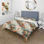 Retro Bouquet Revival Box Stitch Floral Duvet Cover-1841188515
