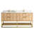 Milagro 72 " W Free Standing Wall Mounted 2 Double Vanity Bathroom Vanity With Quartz Top-1835697410