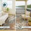 Tapis tropical intérieur / extérieur lavable à la machine Chantille ACN2955-130808273-130808287