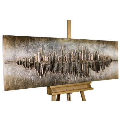 Frequency 1000 print on wood