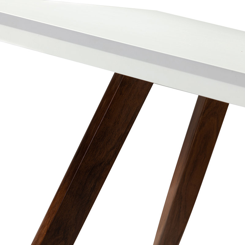 Axia Mid-century Modern Iron Rectangle Dining Table with Square optional, 30" H x 35.40" W x 35.40" L