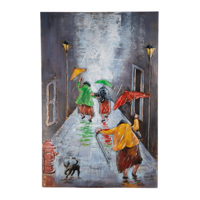 Handmade Scenic & Cityscapes Wall Decor on Metal