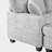 125.2"W 5-Piece Upholstered L-shaped Sectional with a Movable Ottoman-509862349