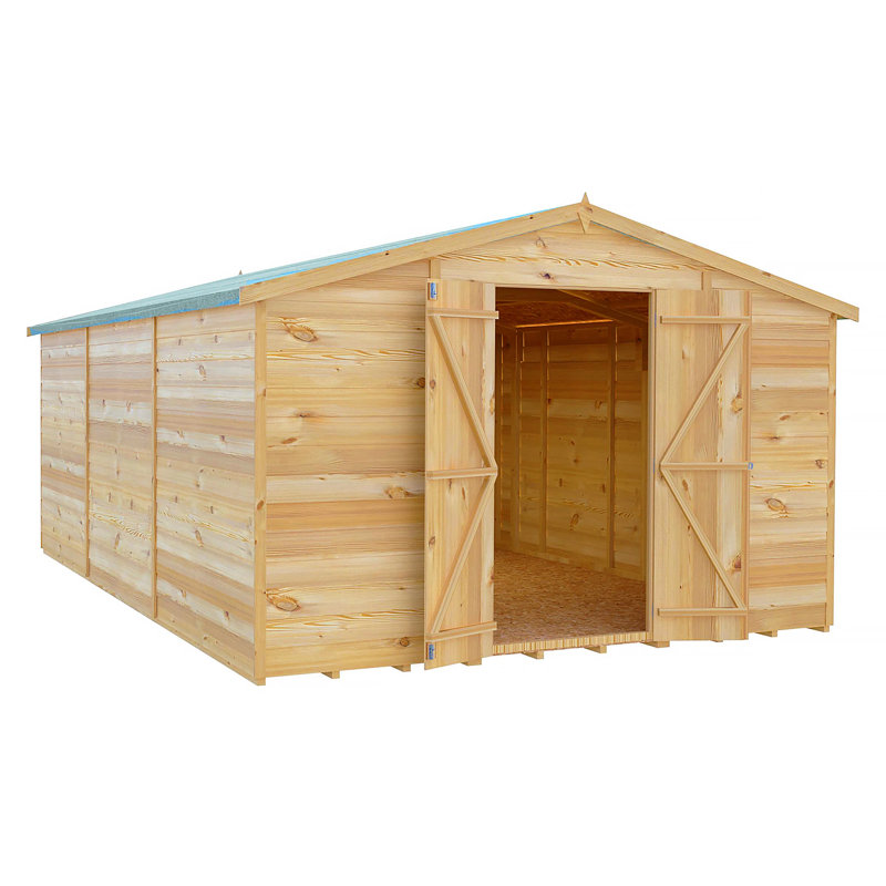 10 ft. W x 15 ft. D Garden Value Overlap Shed