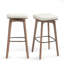 Tabouret de comptoir pivotant rembourré Oliviah-2064121767