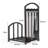 43.5cm W Metal Log Rack