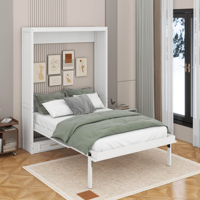 Full Size Murphy Bed With Drawers