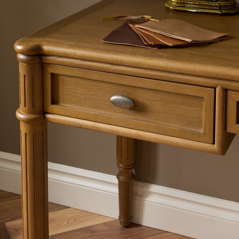 Abidemi Solid Wood Writing Desk