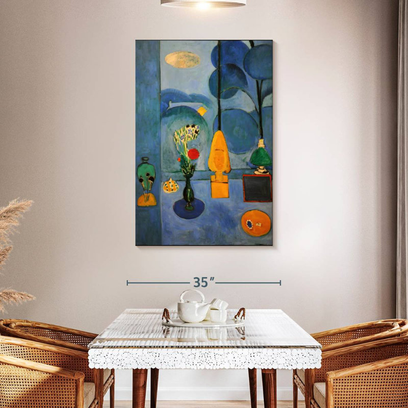 Avery The Blue Window, 48" H x 32" W