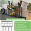 Organisateur d'outils de jardin, tour de rangement robuste pour outils de jardin