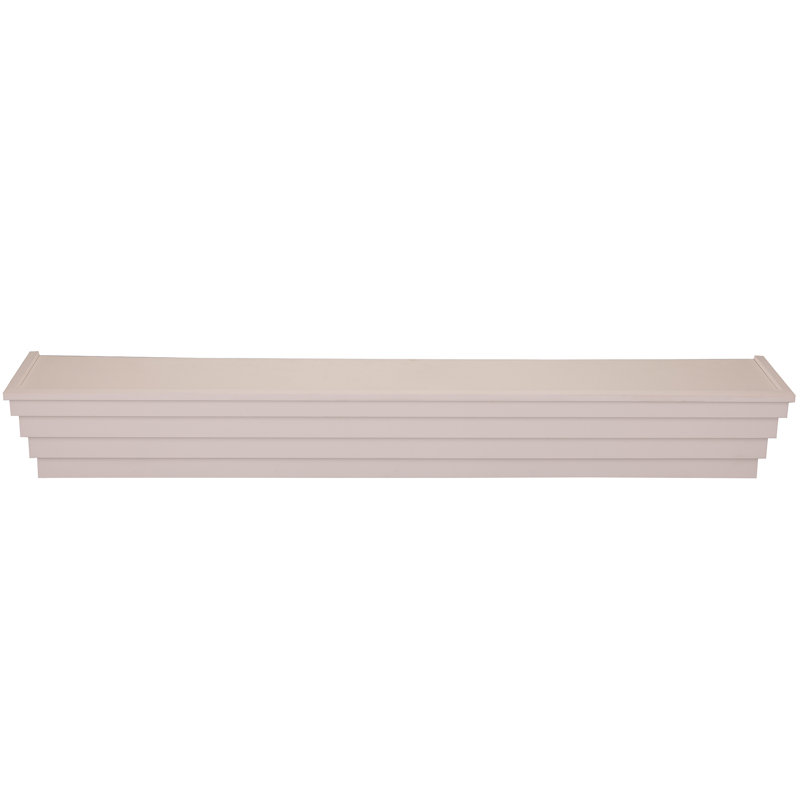Poplar Floating Shelf, 7.25" H x 72.25" W x 5.25" D