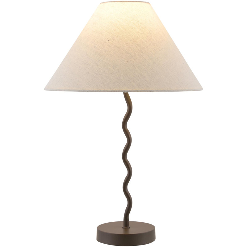Lampe de table moyenne, Brown, Grey