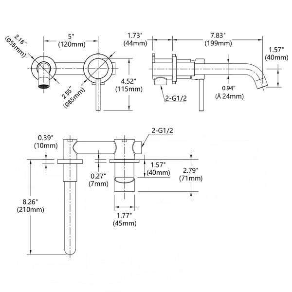 Dimensions du produit