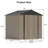 8 ft. W x 6 ft. D Metal Storage Shed-95994459