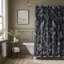 Rideau de douche noir Premium Azalea-431686293