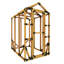 4' W X 6' D Greenhouse Kit