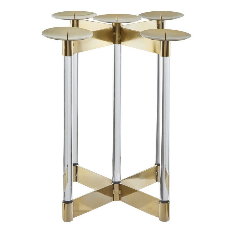 Ann Tabletop Lantern, Gold
