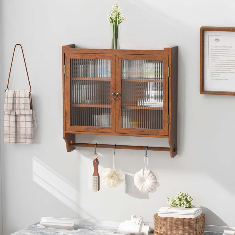 Armoire murale 24,8 po, Brun