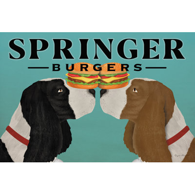 Springer Burgers 1 Piece Wrapped Canvas Wall Art